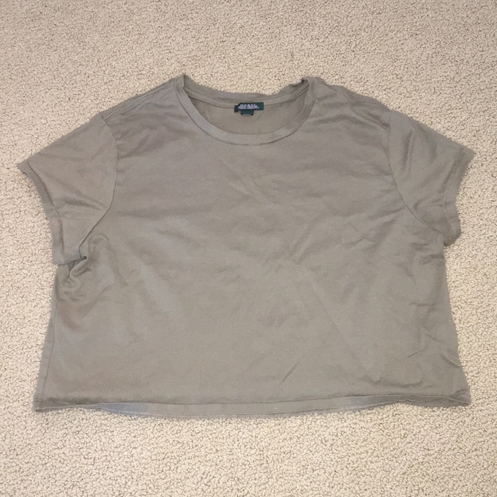 Short-Sleeved Crop Top